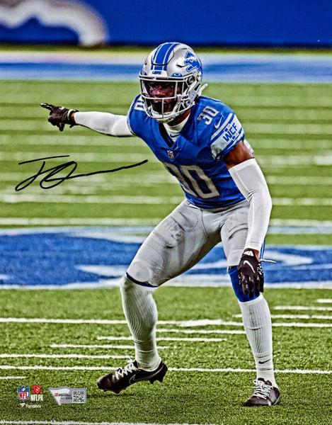 Jeff Okudah Autographed Detroit Lions 8x10 Photo Fanatics 41063