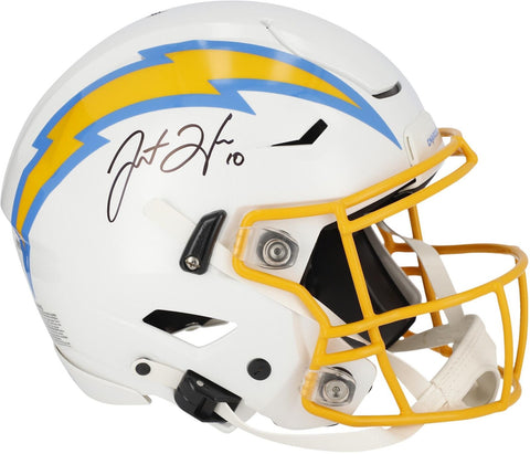 Justin Herbert Los Angeles Chargers Signed Riddell Speed Flex Authentic Helmet