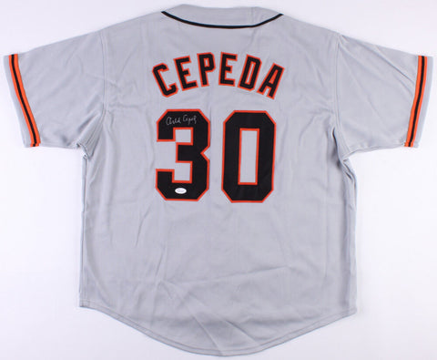 Orlando Cepeda Signed Giants Jersey (JSA COA) 11 x All Star / Hall of Fame 1999