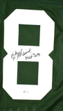 Kevin Mawae Autographed Green Pro Style Jersey w/HOF- Beckett W *Black