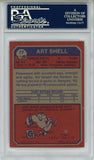 Art Shell Autographed 1973 Topps #77 Trading Card HOF PSA Slab 43578