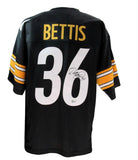 Jerome Bettis HOF Autographed Custom Football Jersey Steelers Beckett 181128