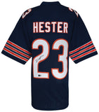 Devin Hester (BEARS) Signed Navy Custom Football Jersey - (BECKETT COA)