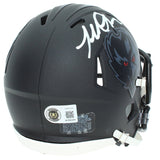 Terrell Suggs Autographed Ravens Black 2026 Alternate Speed Mini Helmet Beckett