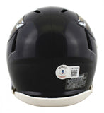 Fred Taylor Signed Jacksonville Jaguars Mini Helmet (Beckett) 2007 Pro Bowl R.B.