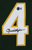 Rollie Fingers Authentic Signed Green Pro Style Framed Jersey BAS Witnessed