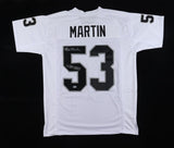 Rod Martin Signed Oakland Raiders Jersey Inscribed SB XV & XVIII (Beckett COA)