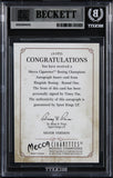 Vinny Pazienza Signed 2010 Ringside Boxing Round One Auto #AVP2 Card BAS Slabbed