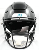 Travis Hunter Signed Jacksonville Jaguars F/S Speedflex Helmet - Beckett W Holo