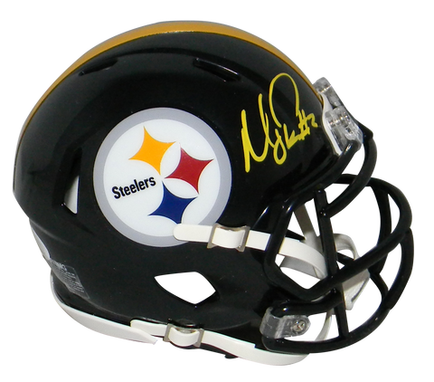 MASON RUDOLPH AUTOGRAPHED SIGNED PITTSBURGH STEELERS SPEED MINI HELMET JSA