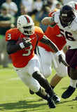 Frank Gore Signed Miami Hurricane Jersey (Beckett COA) 5xPro Bowl Running Back