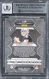 Raiders Aidan O'Connell Signed 2023 Panini Mosaic MG #281 RC Auto 10! BAS Slab