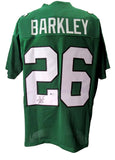 Saquon Barkley Signed/Auto Custom Football Jersey Eagles BAS/Beckett 198321