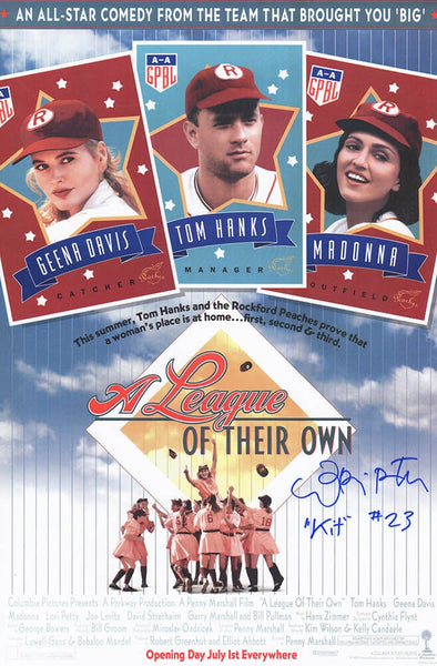 Lori Petty Signed A League Of Their Own 11x17 Movie Poster w/Kit -(SCHWARTZ COA)