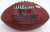 Az-Zahir Hakim Autographed NFL Leather Football Rams (Flat) Beckett QR #BJ04159