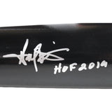 Harold Baines Autographed Chicago White Sox Black Bat HOF Beckett Witness 49214