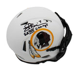 Joe Theismann Signed Washington Commanders Speed Lunar Mini Helmet -SB XVII