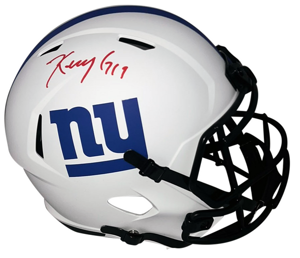 KENNY GOLLADAY AUTOGRAPHED NEW YORK GIANTS LUNAR FULL SIZE SPEED HELMET BECKETT