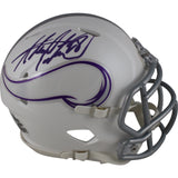 Adrian Peterson Autographed Minnesota Vikings 24 Alt Mini Helmet Beckett 49255