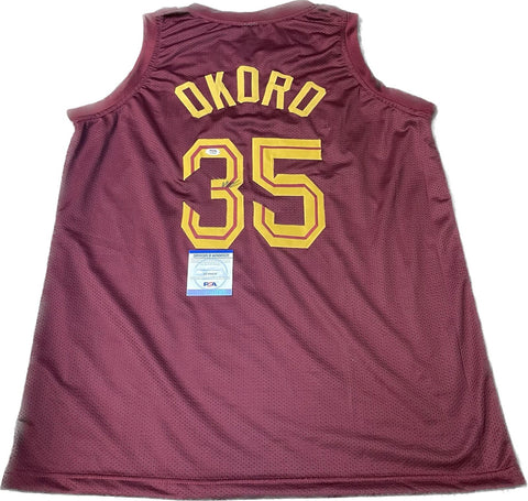 Isaac Okoro signed jersey PSA/DNA Cleveland Cavaliers Autographed