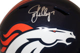 John Elway Autographed/Signed Denver Broncos F/S Speed Helmet Beckett 38751