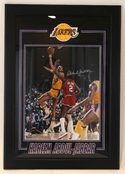 Kareem Abdul-Jabbar Autographed 16x20 Framed Photo Los Angeles Lakers | Fanatics
