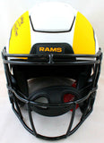 Eric Dickerson Signed Rams F/S Lunar SpeedFlex Helmet w/ 2 Insc-Beckett W Holo