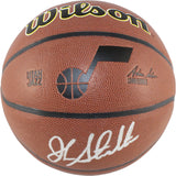 John Stockton Autographed/Signed Utah Jazz Basketball Beckett Witness 53113
