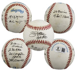 Orioles Jim Palmer "8x Insc" Authentic Signed Budig OAL Baseball BAS #BU64250