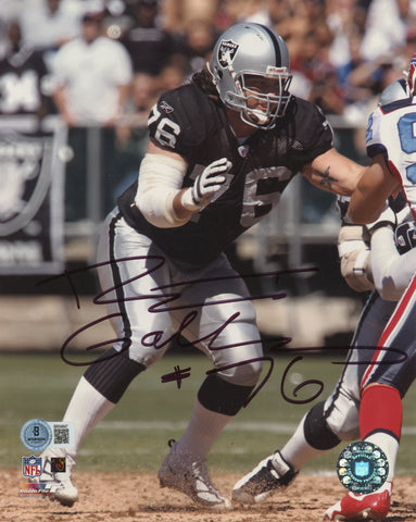 Raiders Robert Gallery Authentic Signed 8x10 Photo Autographed BAS #BR54847