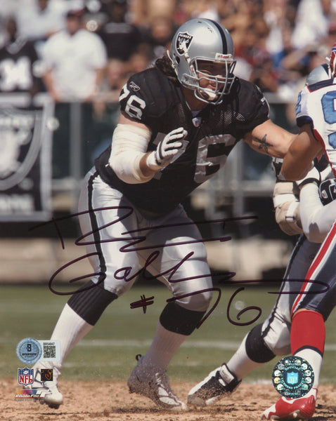Raiders Robert Gallery Authentic Signed 8x10 Photo Autographed BAS #BR54847