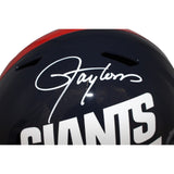 Lawrence Taylor Autographed New York Giants F/S TB Helmet Beckett Witness 51139