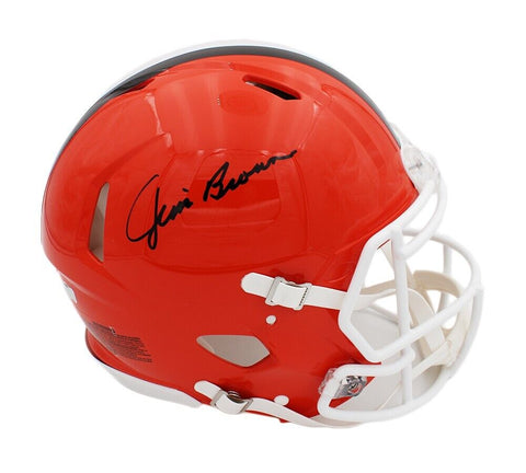 Jim Brown Signed Cleveland Brown Speed Authentic '75-'05 NFL Helmet