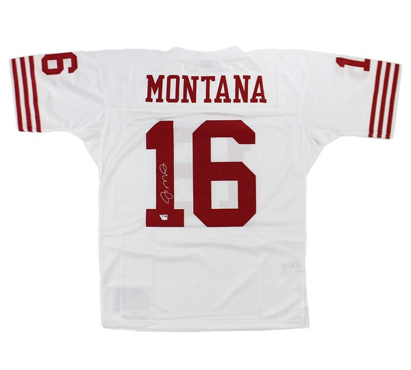 Joe Montana Signed San Francisco 49ers Mitchell & Ness White Authentic NFL Jerse