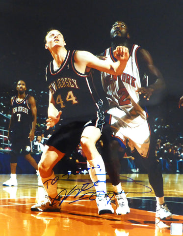 Keith Van Horn Autographed 16x20 Photo New Jersey Nets "To John" SKU #214772