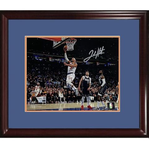 Josh Hart Signed 8x10 Framed Photo New York Knicks Mint Autograph Fanatics COA