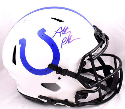 Anthony Richardson Autographed Colts F/S Lunar Speed Authentic Helmet- Fanatics