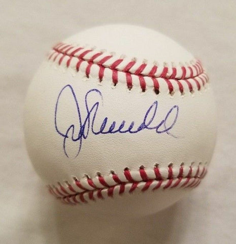 Joe Maddon Signed OML Baseball (PSA COA) Chicago Cubs Manager 2016 World Champs