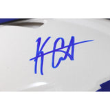 Keon Coleman Autographed Buffalo Bills Authentic Helmet Beckett Witness 51288