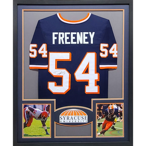 Dwight Freeney Autographed Signed Framed Syracuse Orange Jersey JSA