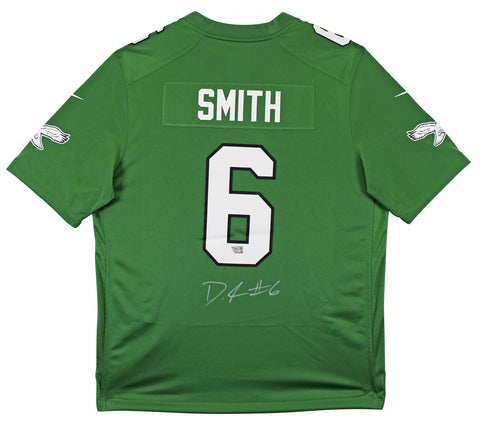 Eagles DeVonta Smith Authentic Signed Kelly Green Nike Game Jersey Fanatics