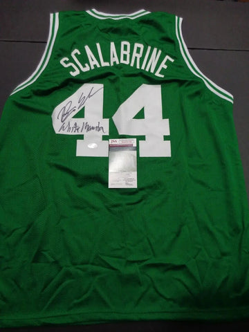 Brian Scalabrine Signed Boston Celtics Jersey Inscribed White Mamba" (JSA)