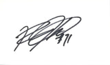 Eric Olsen Autographed Denver Broncos Index Card Beckett 45367