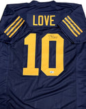 Packers Quarterback JORDAN LOVE Signed Custom Replica Throwback Jersey AUTO BAS