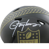 Lawrence Taylor Autographed NFL Shield 25 STS Mini Helmet Beckett Witness 55048