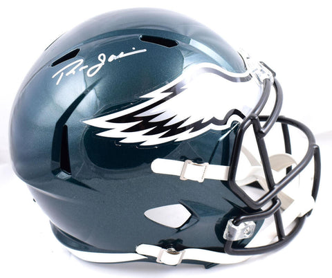 Ron Jaworski Autographed Philadelphia Eagles F/S Speed Helmet- Beckett W Holo