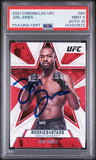 Jon Jones Signed 2021 Panini Rookies & Stars UFC #84 - PSA 9 AUTO 10