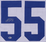 Leighton Vander Esch Signed Cowboys Jersey (Beckett COA) Dallas 2018 #1 Dft Pck