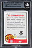 Warriors Klay Thompson Signed 2011 Fleer Retro #55 Rookie Card BAS Slabbed 2