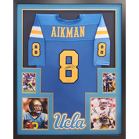 Troy Aikman UCLA Dallas Cowboys Autographed Signed Framed Jersey GTSM